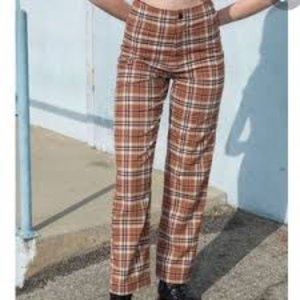 Brandy Melville/John Galt plaid pants